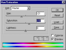 adjusting color balance