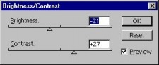 adjusting image contrast
